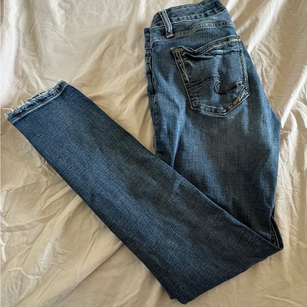 Silver jeans